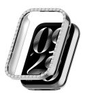 For Xiaomi Mi Band 8 Pro Diamond PC Half Coverage Watch Protective Case(Silver)