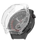 For Huawei Watch GT 5 Pro 46mm Electroplated TPU Full Coverage Watch Protective Case(Transparent Color)