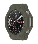 For Amazfit T-Rex3 Armor Hollow TPU Half Coverage Watch Case(Juugle Green)