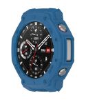 For Amazfit T-Rex3 Armor Hollow TPU Half Coverage Watch Case(Dark Blue)