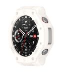 For Amazfit T-Rex3 Armor Hollow TPU Half Coverage Watch Case(Ivory White)