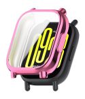 For Redmi Watch 5 Lite Electroplated TPU Full Coverage Watch Protective Case(Pink)