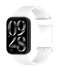 For Xiaomi Smart Band 9 Pro Color Buckle Pure Color Silicone Watch Band(White)