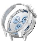 For Huawei Watch GT 5 46mm Half Coverage PC Hollow Watch Protective Case(Silver)