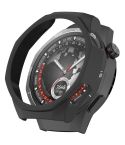 For Huawei Watch GT 5 Pro 46mm Half Coverage PC Hollow Watch Protective Case(Black)