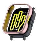 For Redmi Watch 5 Lite Half Coverage PC Hollow Watch Protective Case(Rose Gold)