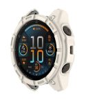 For Garmin Enduro 3 Armour Hollow TPU Half Coverage Watch Protective Case(Starlight)