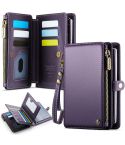 CaseMe-Me60 Multi-functional Anti-theft Swipe Passport Wallet(Purple)