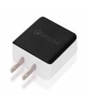 1USB QC 3.0 Wire Drawing Quick Charger US Plug(black)
