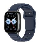 For Xiaomi Watch 22mm I-Shaped Silicone Watch Band(Midnight Blue)
