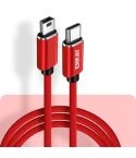 ENKAY ENK-CB169USB C / Type-C to Mini USB 2.0 Charging Cord Data Cable, Length 1m(Red)