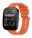 For Amazfit Bip 5 / GTR 4 / GTR 3 Quick Release Two Side Stitching Silicone Watch Band(Orange)