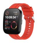 For Amazfit Bip 5 / GTR 4 / GTR 3 Quick Release Two Side Stitching Silicone Watch Band(Red)