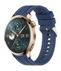 For Honor Watch 4 Pro Quick Release Two Side Stitching Silicone Watch Band(Dark Blue)