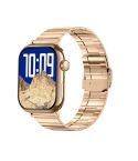 KL08 2.04 inch Color Screen Smart Watch Steel Strap, Support Bluetooth Call(Gold)