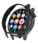 For Xiaomi Watch S4 / Watch S4 eSIM Half Coverage PC Hollow Watch Protective Case(Black)