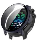For COROS Pace Pro Tempered Film Integrated PC Watch Protective Case(Ink Blue)