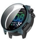 For COROS Pace Pro Tempered Film Integrated PC Watch Protective Case(Pine Green)