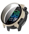 For COROS Pace Pro Tempered Film Integrated PC Watch Protective Case(Ivory White)