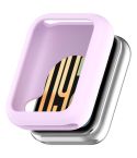 For Xiaomi Smart Band 9 Pro Silicone Watch Protective Case(Lilac)