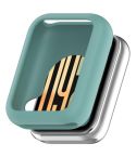 For Xiaomi Smart Band 9 Pro Silicone Watch Protective Case(Pine Green)