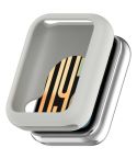 For Xiaomi Smart Band 9 Pro Silicone Watch Protective Case(Crag Gray)