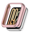 For Xiaomi Smart Band 9 Pro Half Coverage PC Hollow Watch Protective Case(Rose Pink)