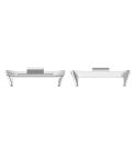 For Xiaomi Smart Band 9 Pro 1 Pair 20mm 316 Stainless Steel Metal Watch Band Connector(Silver)