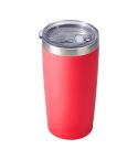 JUNSUNMAY 600ml 304 Stainless Steel Vacuum Insulated Coffee Travel Mug Double Wall Thermal Cup(Red)