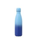 JUNSUNMAY 500ml Gradient Colored Coating 304 Stainless Steel Water Vacuum Bottle(Gradient Blue)