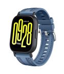 For Redmi Watch 5 Active / Watch 5 Lite Push Connector 22mm Hybrid Nylon Silicone Watch Band(Light Blue)
