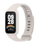 For Redmi Band 3 / Xiaomi Smart Band 9 Active Soft Silicone Integrated Watch Band(Starlight)