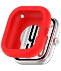 For Redmi Watch 5 eSIM Silicone Watch Protective Case(Red)