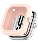 For Redmi Watch 5 eSIM Silicone Watch Protective Case(Light Pink)