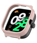 For Redmi Watch 5 eSIM Hollow PC Half Coverage Watch Protective Case(Pink)
