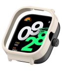 For Redmi Watch 5 eSIM Hollow PC Half Coverage Watch Protective Case(Vintage White)