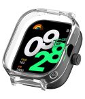 For Redmi Watch 5 eSIM Hollow PC Half Coverage Watch Protective Case(Transparent White)