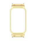For Xiaomi Smart Band 9 Active Metal Frame Watch Protective Case(Gold)