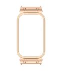 For Xiaomi Smart Band 9 Active Metal Frame Watch Protective Case(Rose Gold)