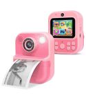E8 2.4 Inch Screen Photo Printing Video Recorder Multifunctional Kids Dual Lens Camera(Pink)