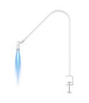 AL30 360 Adjustable Gooseneck UV Lamp Eyelash Extension / Nail Art 6W LED Light Curing Dryer(White)