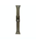 For Amazfit Bip 5 / GTR 4 Heart-Shaped Embossed 22mm Leather Watch Band(Retro Green)