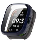 For Lexin Watch 3 Tempered Film Integrated PC Watch Protective Case(Ink Blue)