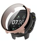 For Suunto Vertical Tempered Film Integrated PC Watch Protective Case(Cherry Pink)