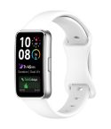 For Huawei Band 10 Butterfly Buckle Silicone Watch Band(White)