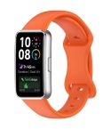 For Huawei Band 10 Butterfly Buckle Silicone Watch Band(Orange)