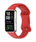 For Huawei Band 10 Butterfly Buckle Silicone Watch Band(Red)