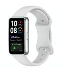 For Huawei Band 10 Butterfly Buckle Silicone Watch Band(Coconut Grey)