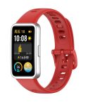 For Huawei Band 10 Nail Button Glossy Silicone Watch Band(Red)