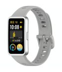 For Huawei Band 10 Nail Button Glossy Silicone Watch Band(Gray)